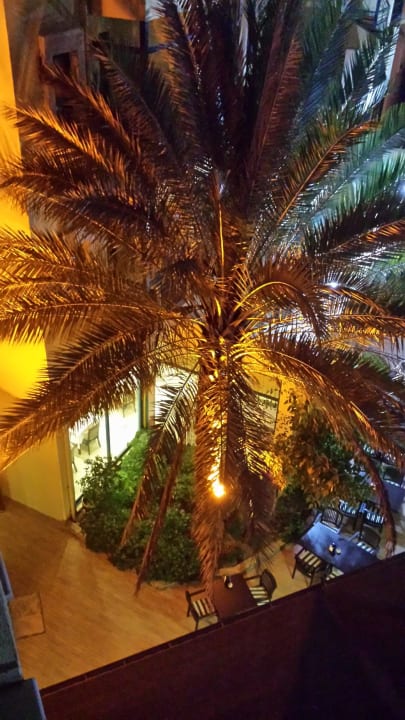 Blick vom Balkon Dosi Hotel