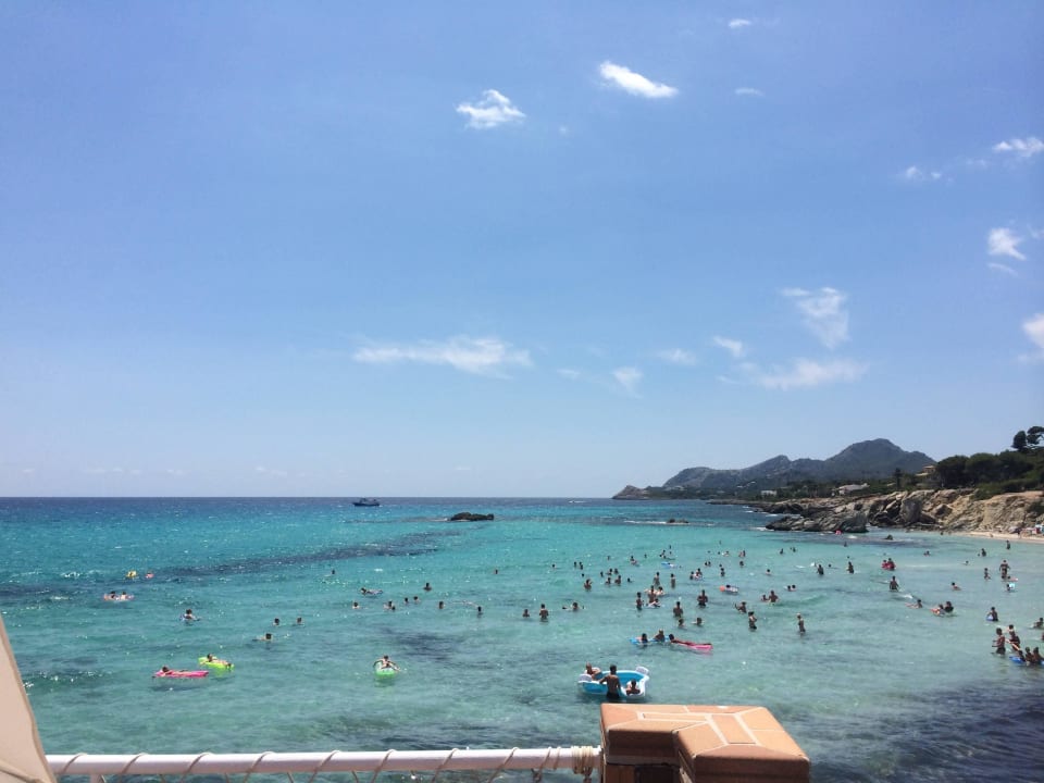 Ausblick von der Barterrasse Hotel Clumba