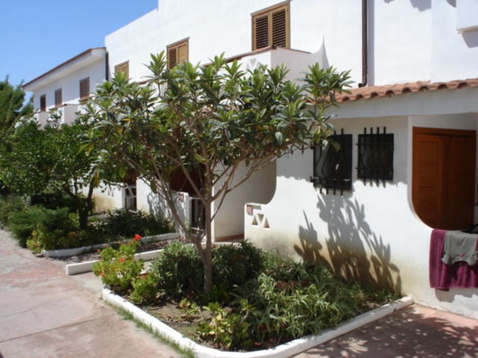 Blick auf Appartements im Hotel Scoglio della Galea Village & Spa