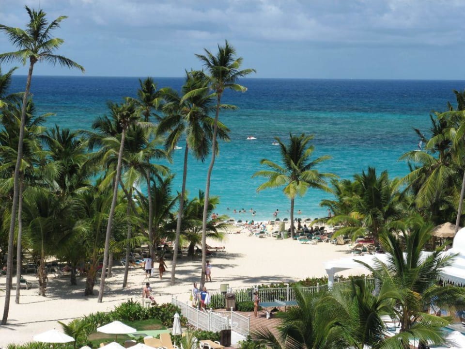 Blick zum Strand Hotel Riu Palace Punta Cana