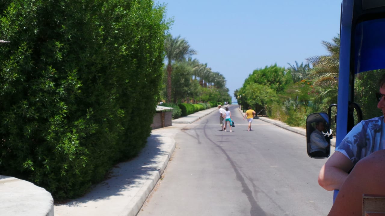 Der Busweg zum Strand Stella Garden Resort & Spa, Makadi Bay