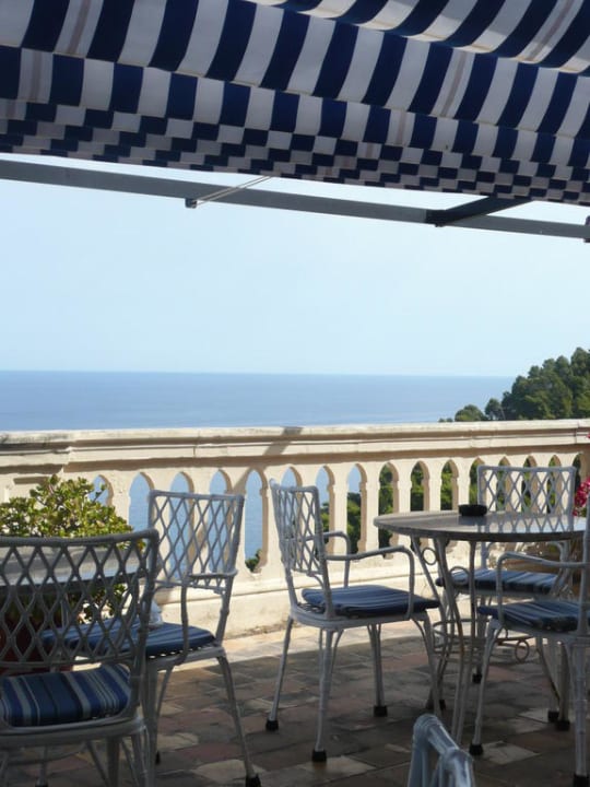 Blick von der Terrasse Hotel Mar i Vent