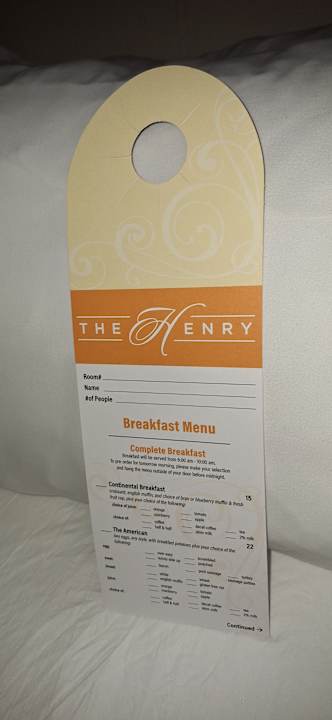 Zimmer Hotel The Henry