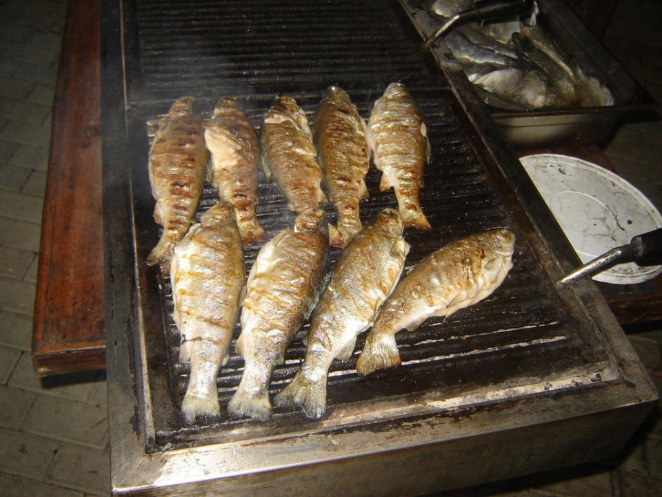 Frische Forellen Skys Hotel