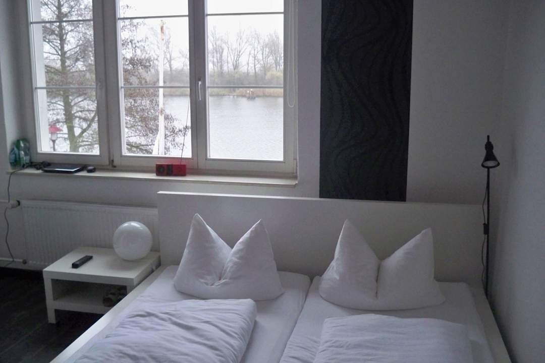 Doppelzimmer mit Ausblick auf die Oder Altes Zollhaus Mescherin