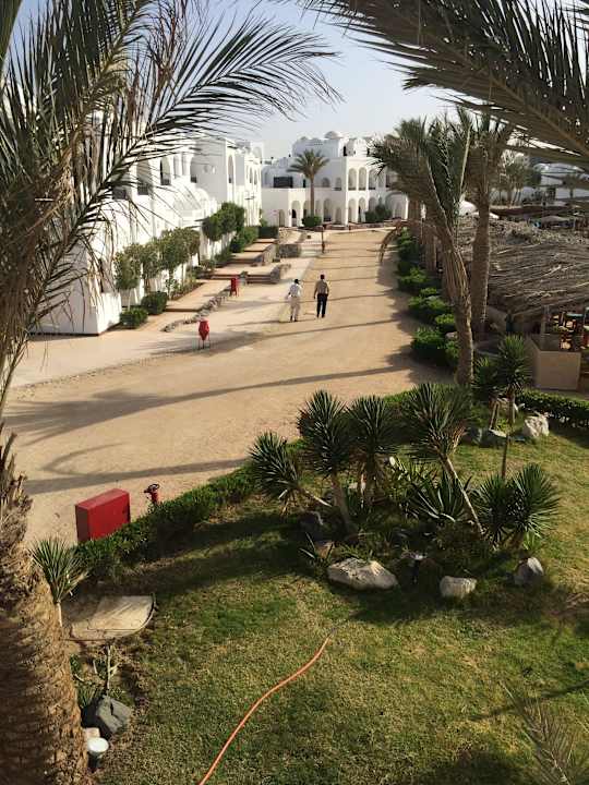 Blick vom E Block Richtung D Block Arabella Azur Resort