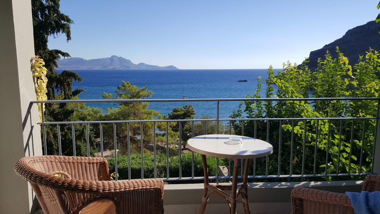 Ausblick Lindos Mare, Seaside Hotel