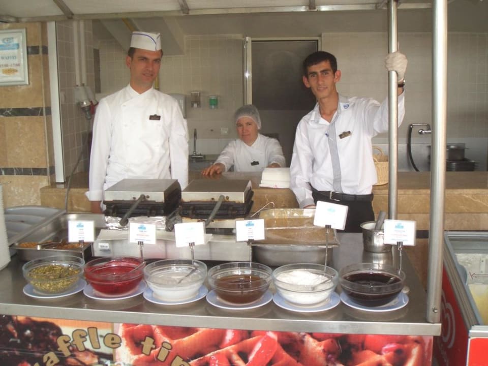 Leckere Waffelbar Sunis Kumköy Beach Resort Hotel & Spa