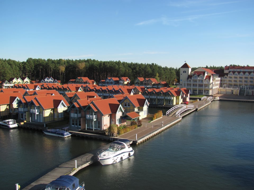 Blick vom Leuchtturm Precise Resort Hafendorf Rheinsberg