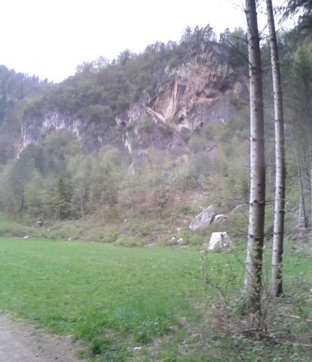 Landschaft hinter dem Hotel Thermenhotel Karawankenhof