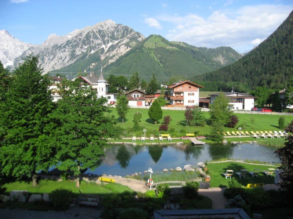 Ausblick vom Balkon Rieser Achensee Resort