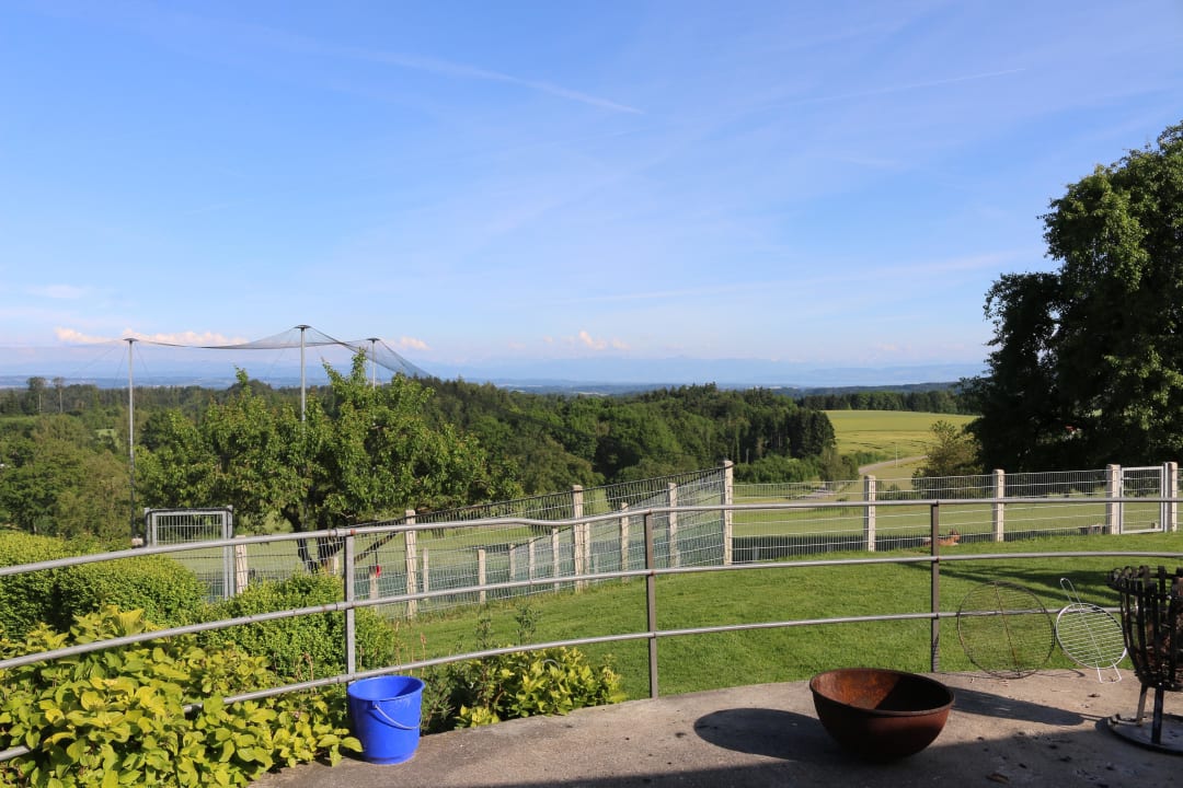 Blick von der Grillstation... Ferienhof Jehle