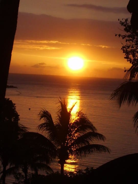 Sonnenuntergang vom Zimmer aus Maritim Resort & Spa Mauritius