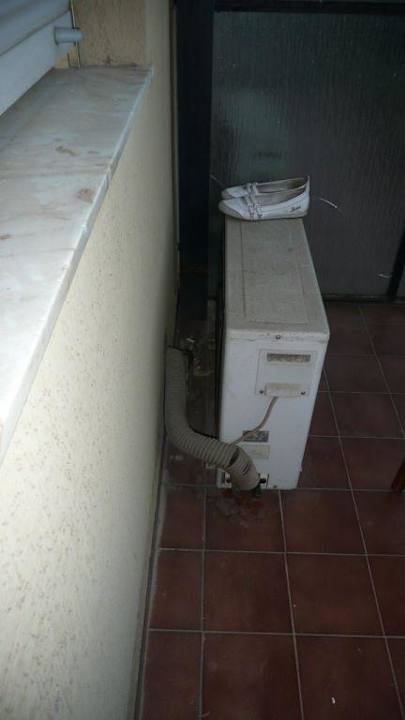 Hinter der Klimaanlage Hotel Garden