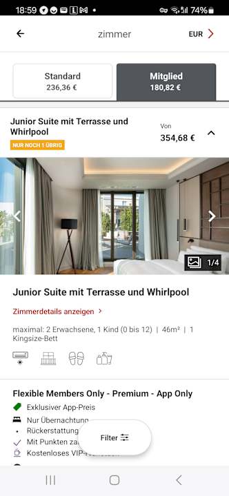 Zimmer Radisson Collection Hotel, Magdalena Plaza Sevilla