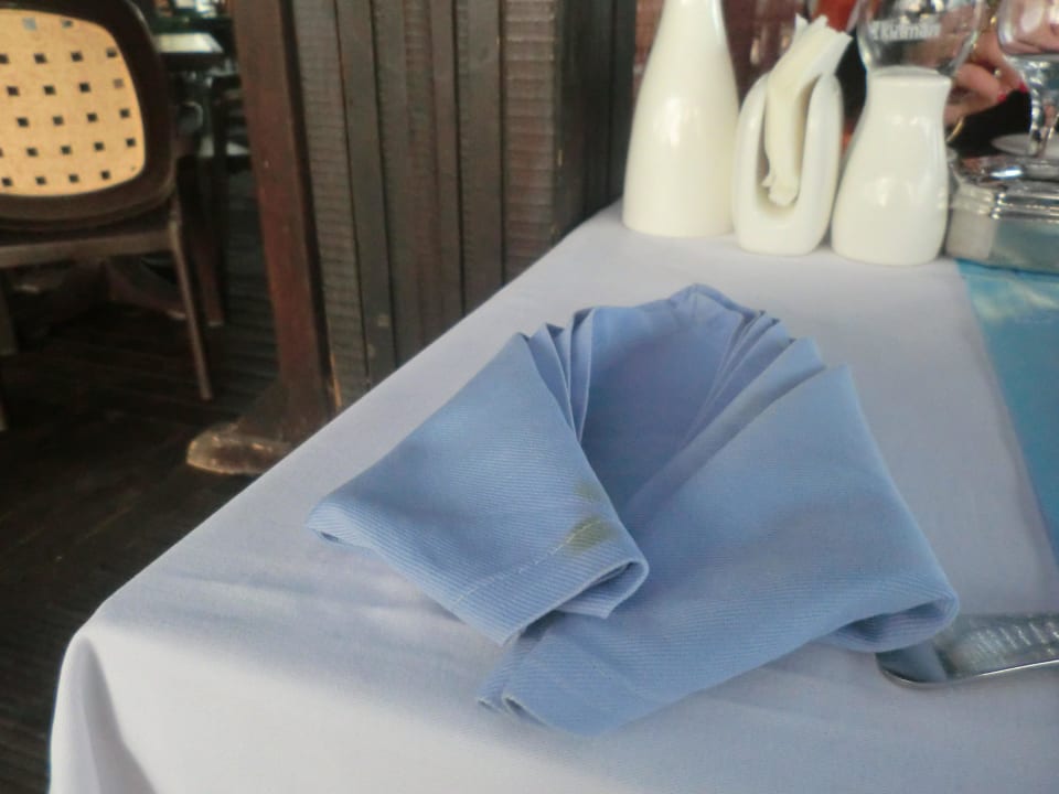 Ein schmutzige Serviette leider nicht selten Aydinbey Kings Palace & Spa