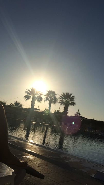 Pool bei Sonnenuntergang  Kaya Belek Hotel