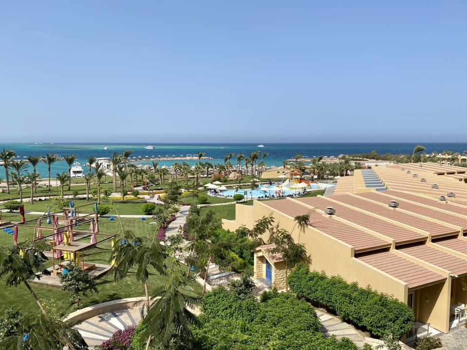 Ausblick Hilton Hurghada Plaza