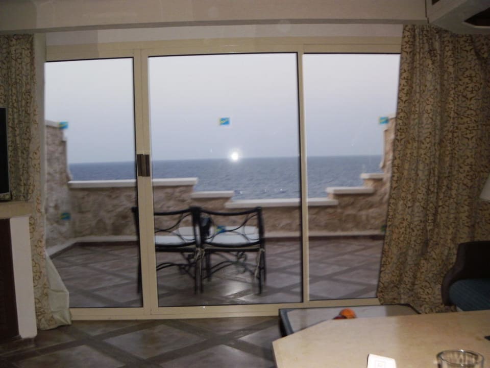 Ausblick vom Bett Pickalbatros Citadel Resort