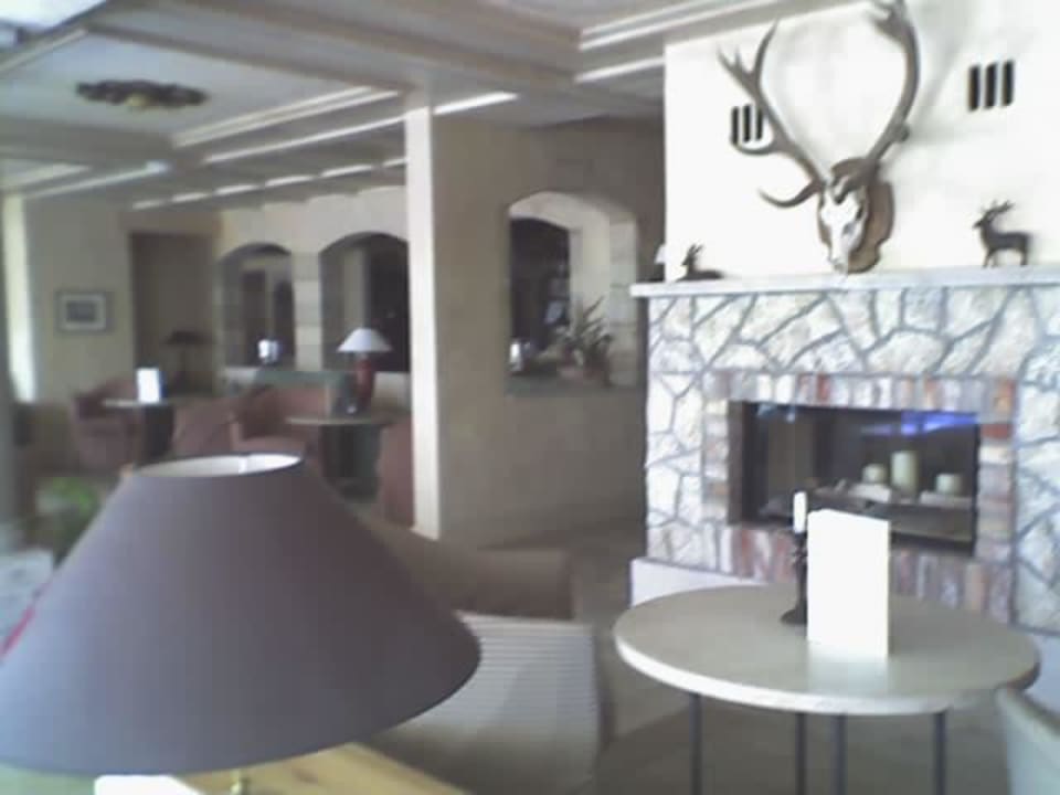 Kamin mit Kerzen Hotel Tanneck