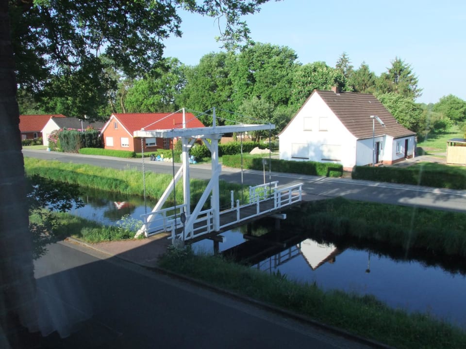 Blick aus dem Fenster Gasthof Zur Alten Schleuse
