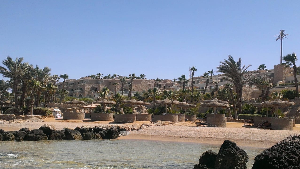 Blick vom Meer aus Pickalbatros Citadel Resort