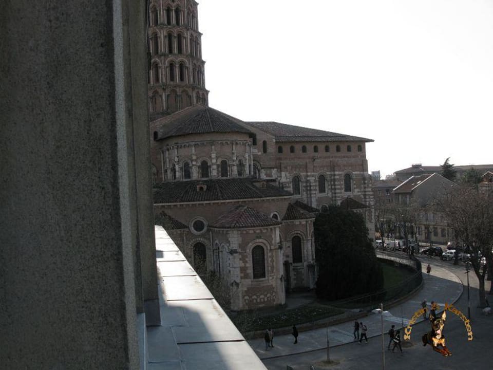 Zimmer 32 Ausblick nach links Hotel St Sernin