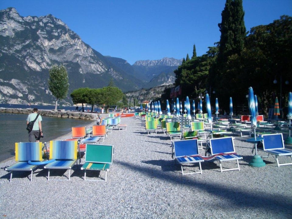 Der Strand Blickrichtung Riva Caravel Bike Hotel
