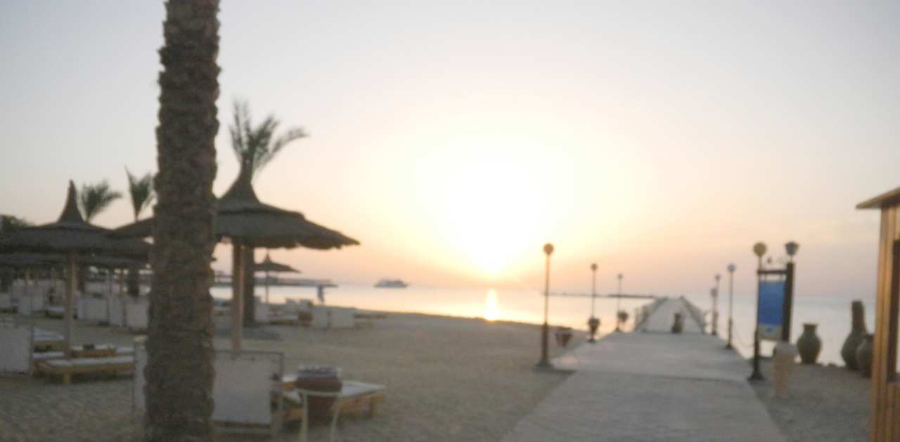 Sonnenaufgang im Mai Pickalbatros Palace Resort