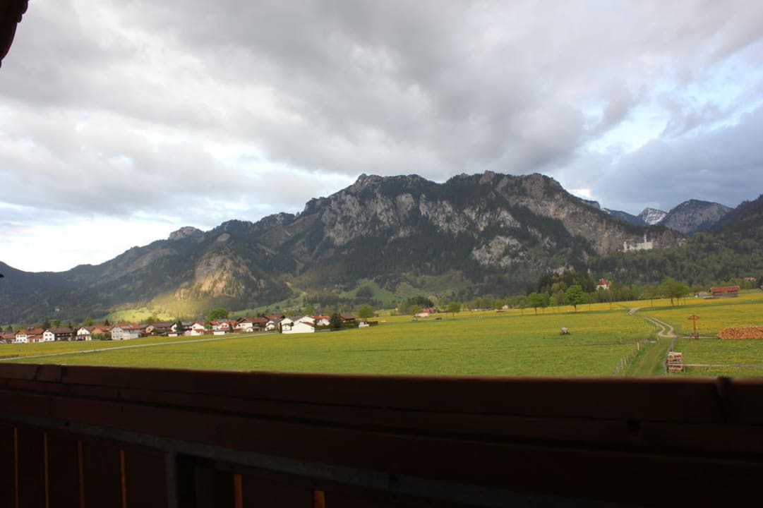 Blick auf Schloss Neuschwanstein Hotel Das Rübezahl