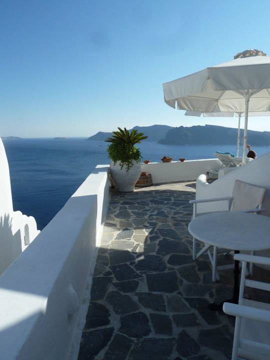 Zugang zu den Zimmern Hotel Kyma Villas