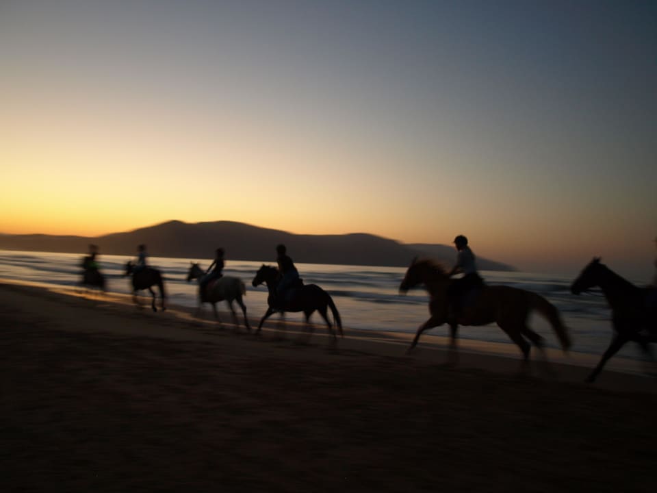 Ausritt im Sonnenuntergang HARPIN Georgioupolis Resort Aquapark & SPA
