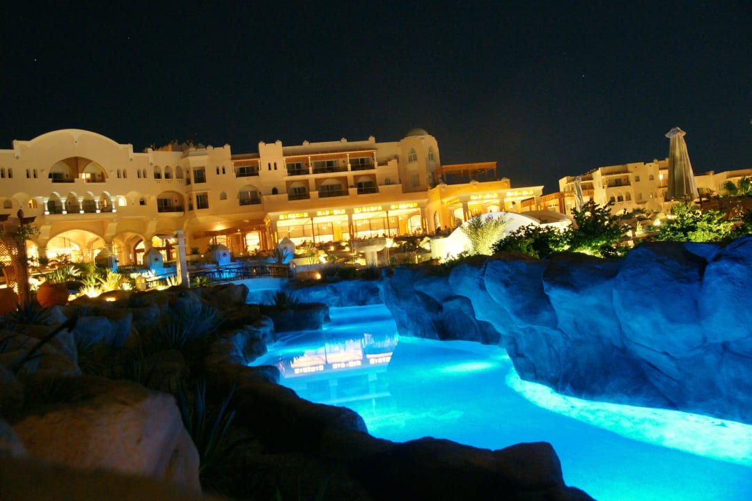 Lagune bei Nacht Hotel Kempinski Soma Bay