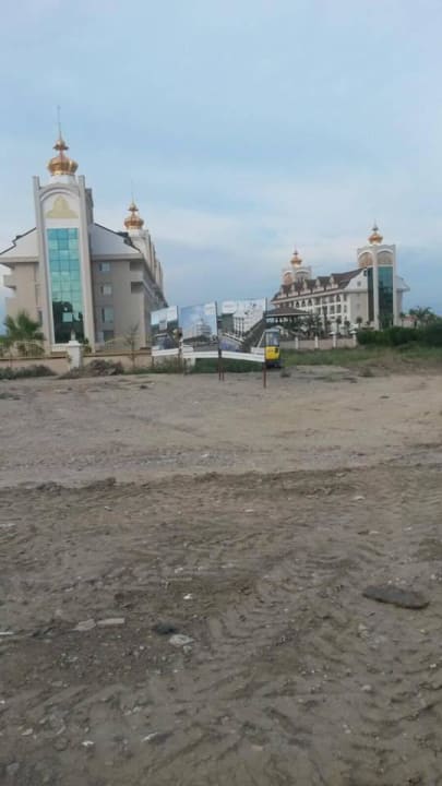 Anblick vom Strand kommend Well Palace Side