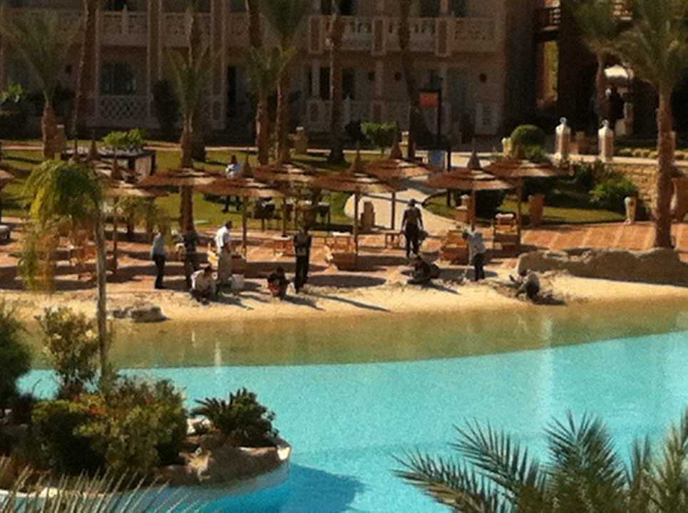 Bauarbeiten am Pool Pickalbatros Palace Resort