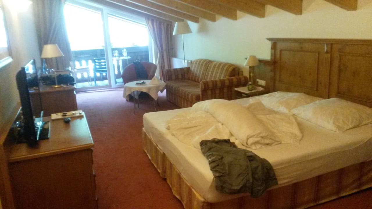 Und noch mal unser Zimmer mit Balkonseite Activehotel Bergkönig