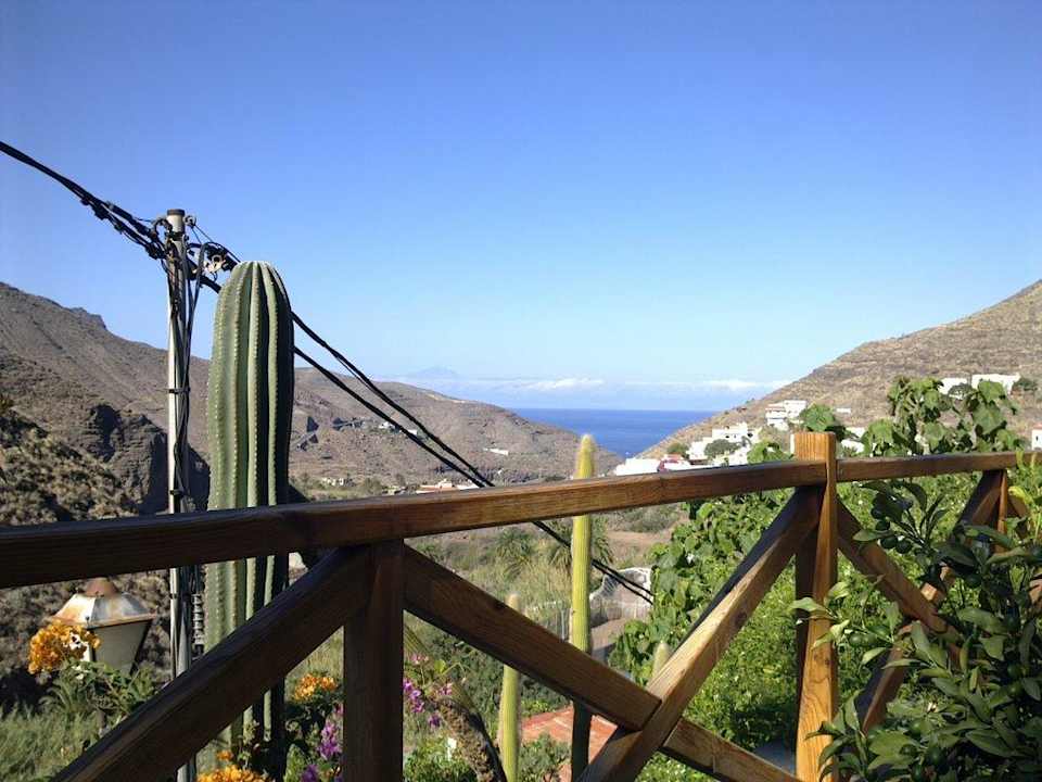 Blick von der Terrasse auf den Teide Casas Rurales Las Rosas