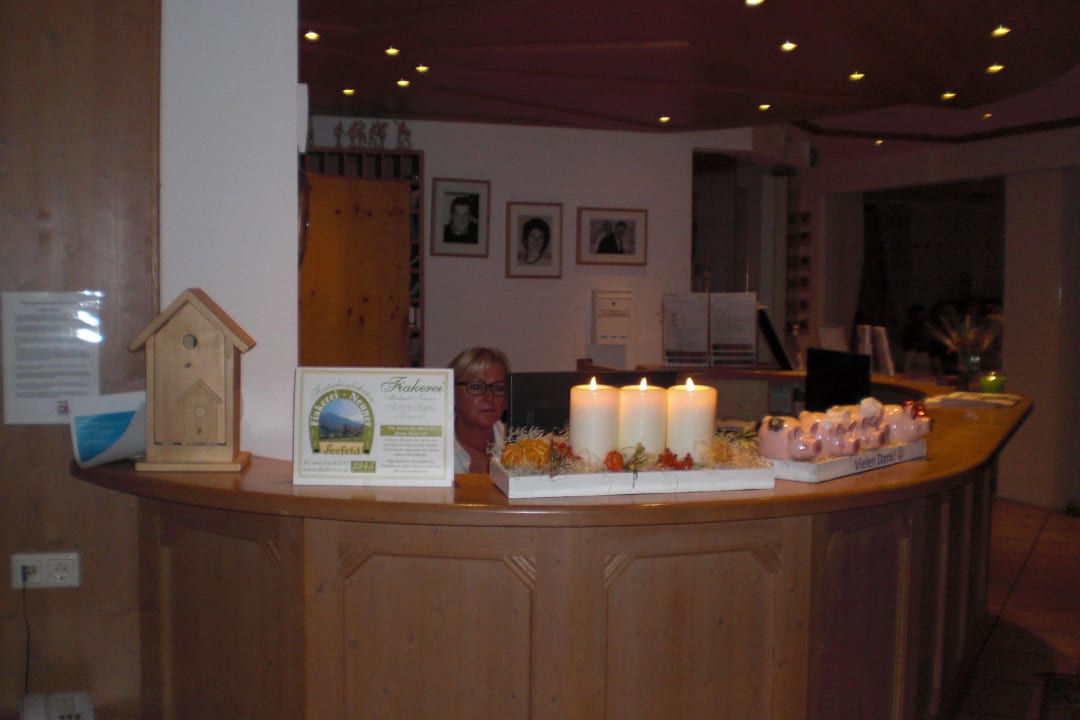 Die Rezeption Hotel Central