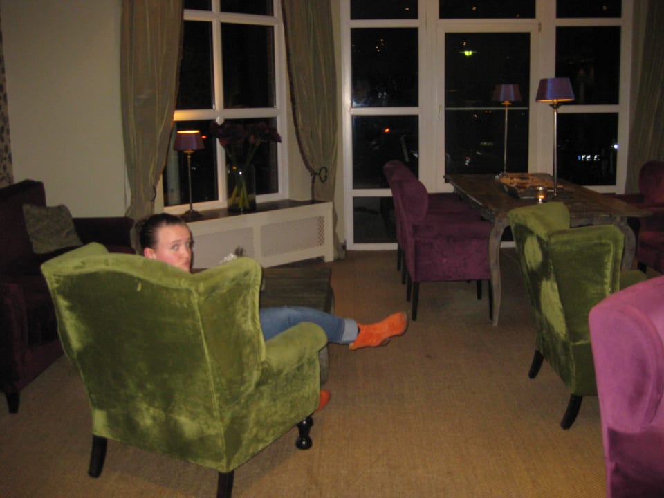 Gemütliche Lobby Van der Valk Landhotel Spornitz