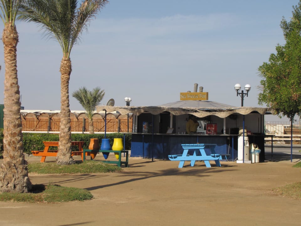 Eine der kleinen Bars an der Lagune Desert Rose