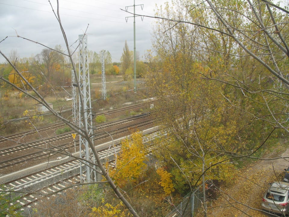 Blick aus dem Fenster Hotel Albergo