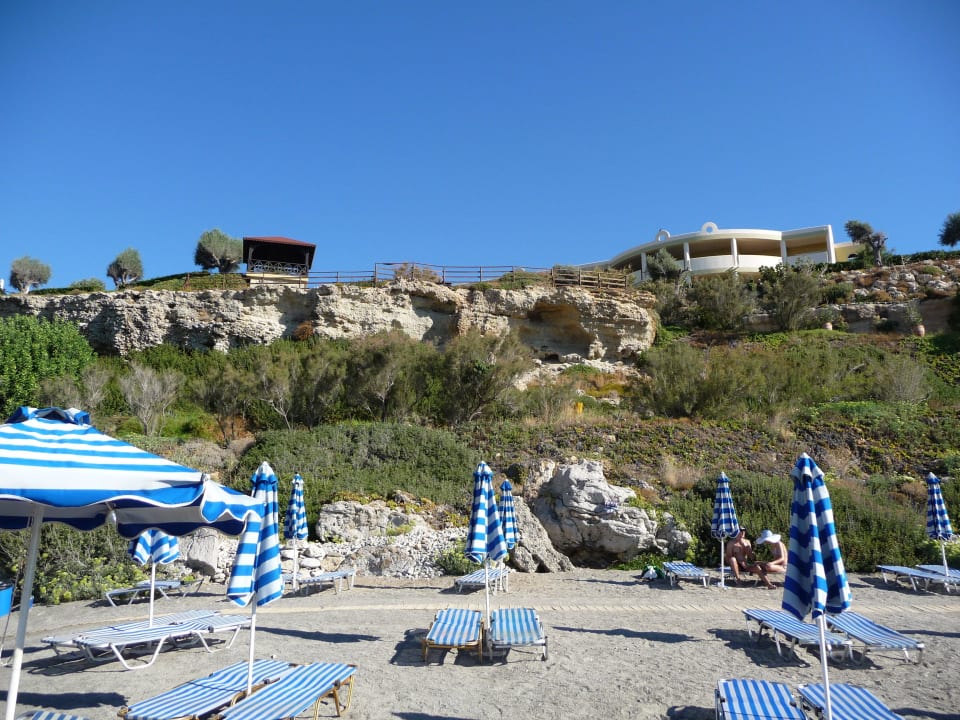 Schöner Strandblick Hotel Kalithea Horizon Royal