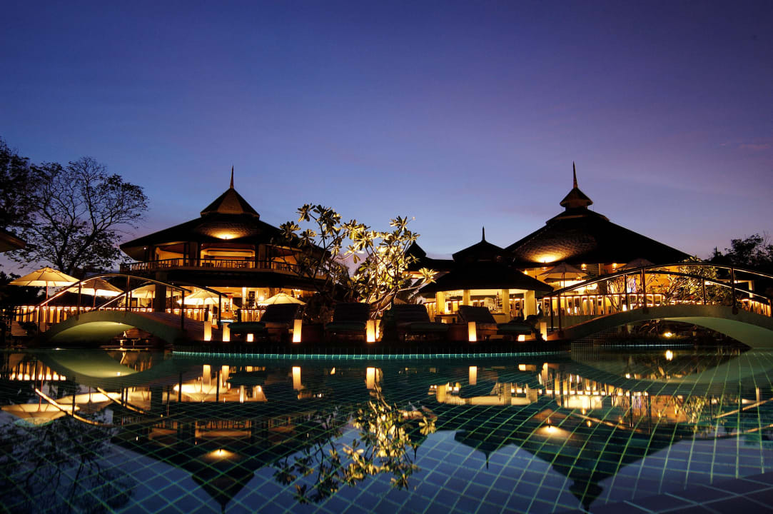 Romantische Abendstimmung Mangosteen Ayurveda & Wellness Resort