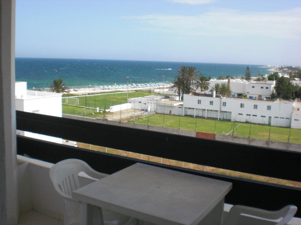 Aussicht vom Balkon Hotel El Mouradi Palm Marina