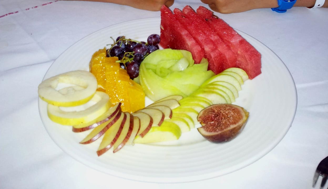 Obstteller beim a la carte Chinesen, Top! Stella Garden Resort & Spa, Makadi Bay