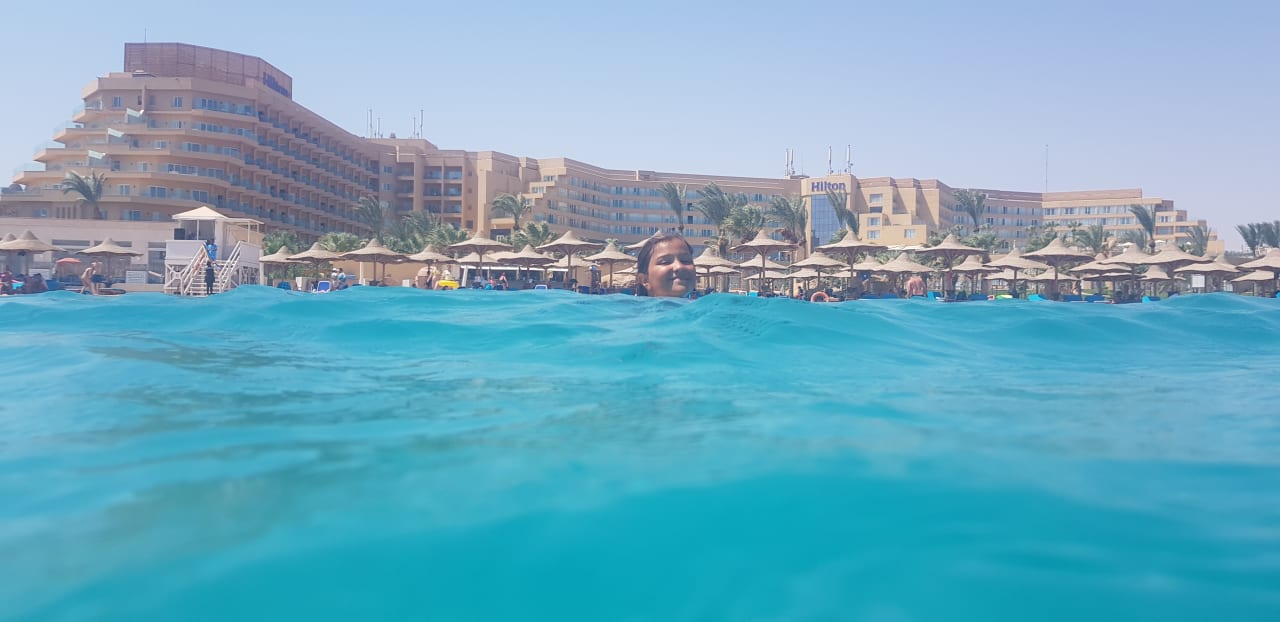 Außenansicht Hilton Hurghada Plaza