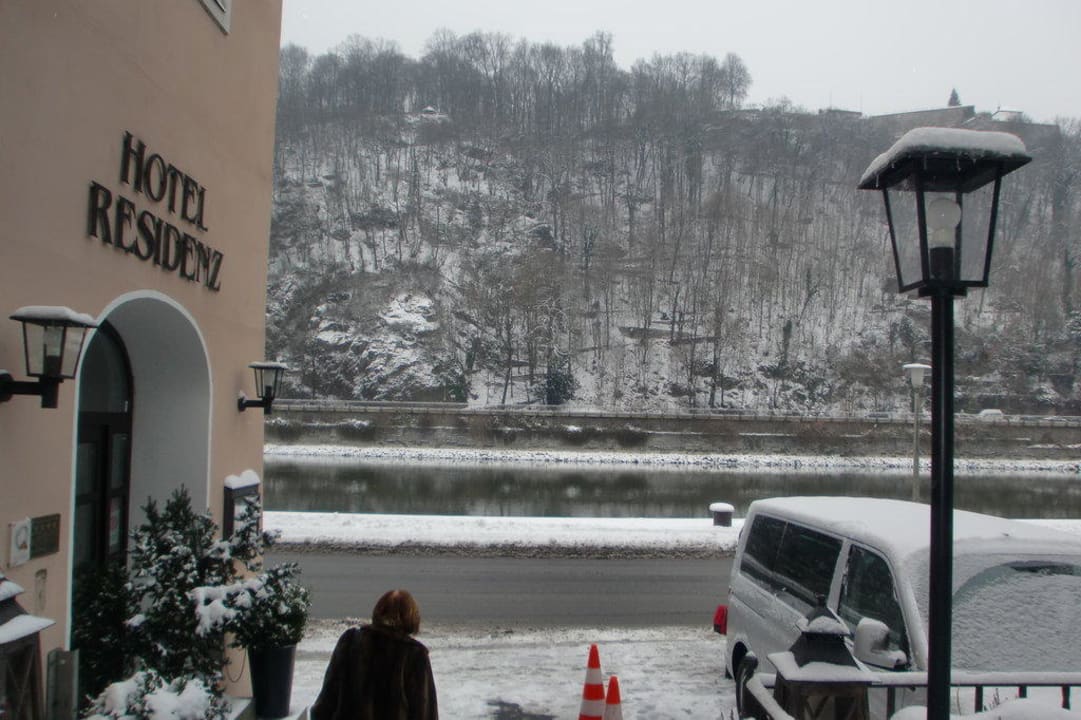 Hotelausblick Hotel Residenz Passau