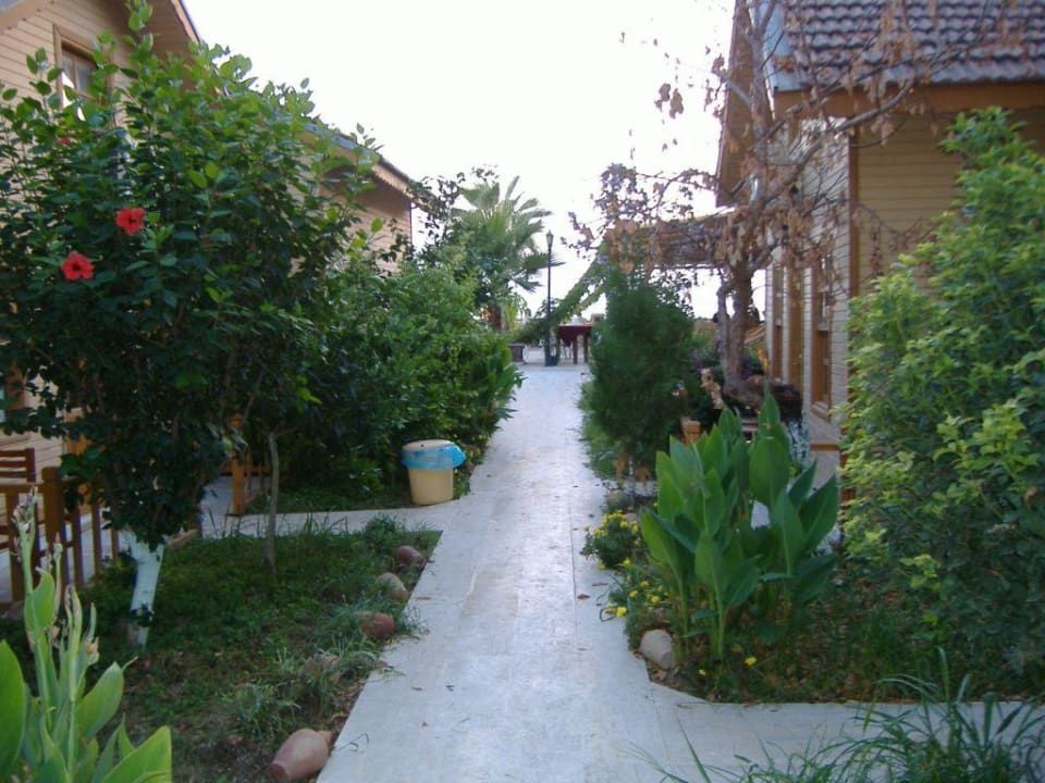 Weg zum Restaurant - Hotelanlage Hotel Andiz Beach