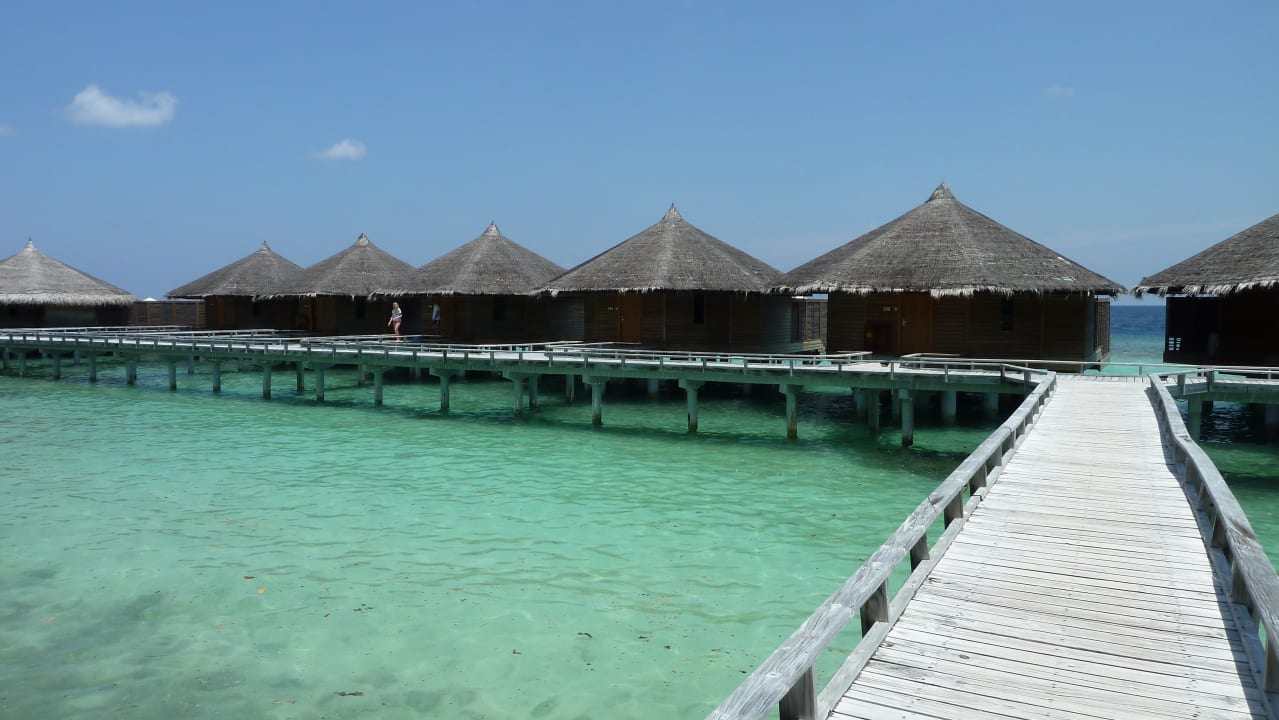 Zugang zur Wasservilla Kuramathi Maldives