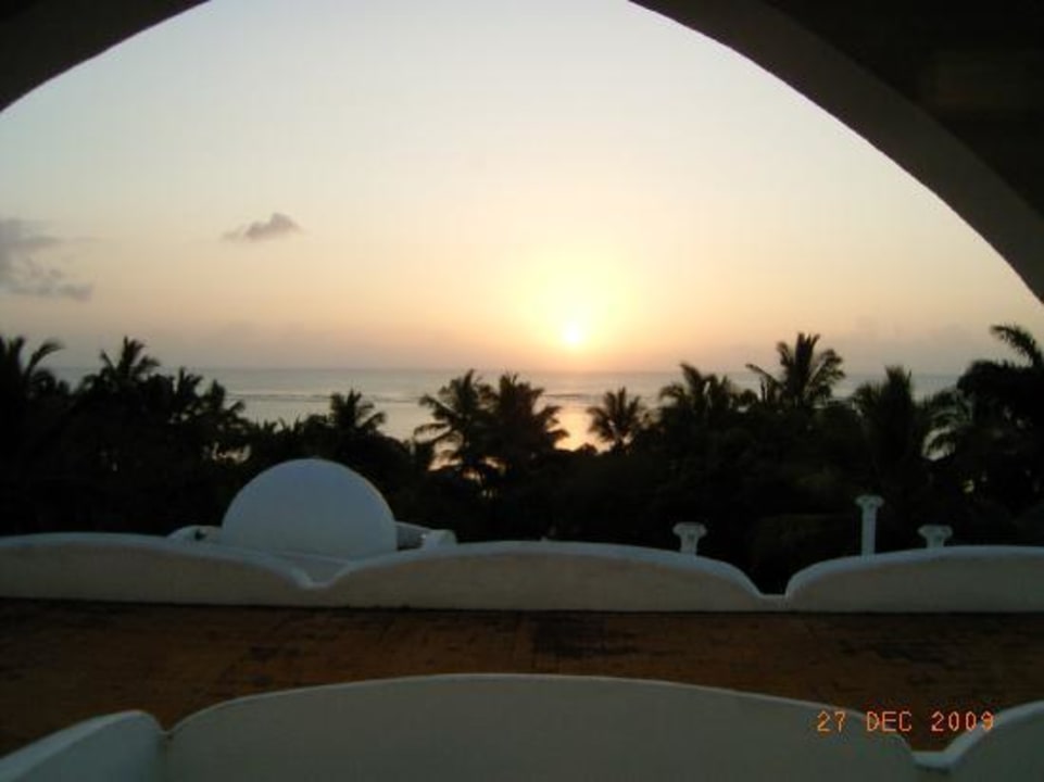 Der Ausblick aus unserem Zimmer Kaskazi Beach Resort